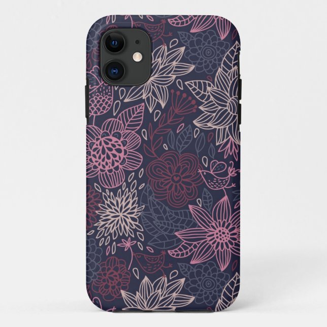 Coques Case-Mate iPhone Motif floral 4 (Dos)