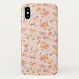 Case-Mate iPhone Case Motif floral à l'aquarelle rose poudré