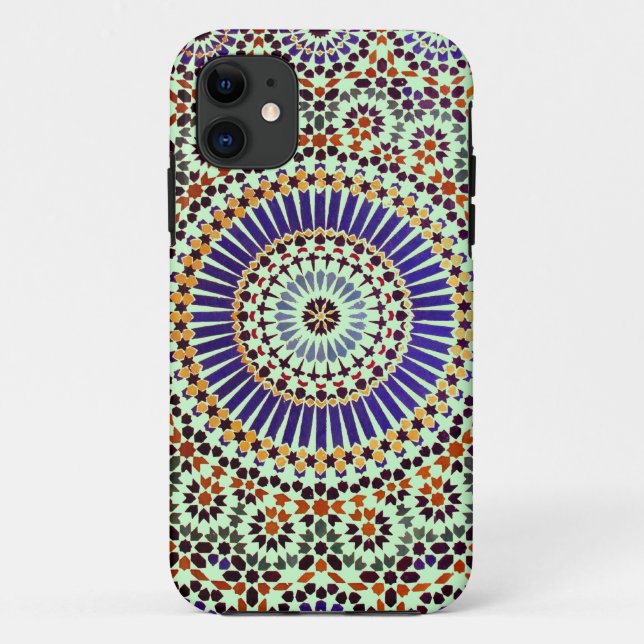 Coques Case-Mate iPhone Motif floral abstrait de cru (Dos)
