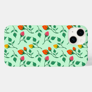 Coque Case-Mate iPhone Motif floral avec fleurs roses colorées