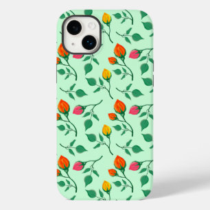Coque Case-Mate iPhone Motif floral avec fleurs roses colorées