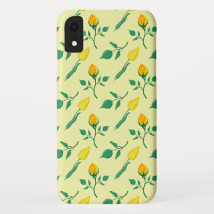 Case-Mate iPhone Case Motif floral avec rose jaune et fleurs de tulipe