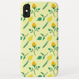 Case-Mate iPhone Case Motif floral avec rose jaune et fleurs de tulipe