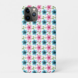 Case-Mate iPhone Case Motif floral bleu et rose