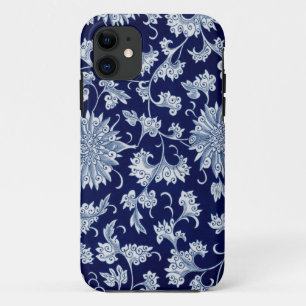 Case-Mate iPhone Case Motif Floral bleu Ornement chinois Vintage