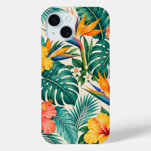 Coque Case-Mate iPhone Motif floral botanique Paradis tropical