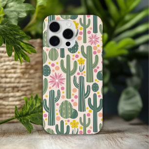 Coque Case-Mate iPhone Motif floral de cactus de cowgirl occidental