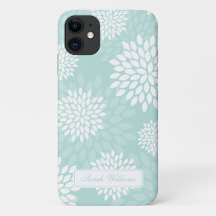 Coque iPhone 11 Motif floral de chrysanthèmes en bon état