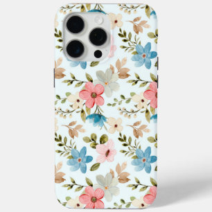 Coque Case-Mate iPhone Motif floral de fleurs sauvages à l'aquarelle