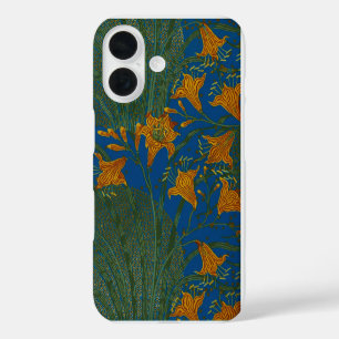 Coque Pour iPhone 16 Motif floral de jour de lys vintage de Walter Cran