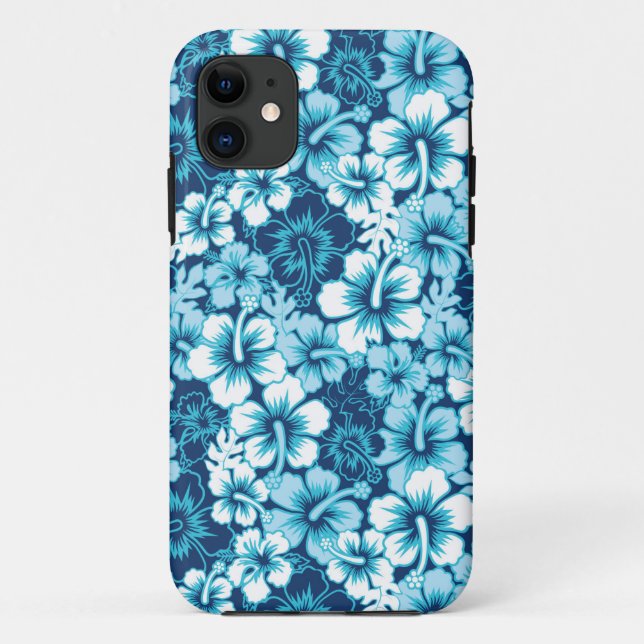 Coques Case-Mate iPhone Motif floral de ketmie de surf (Dos)