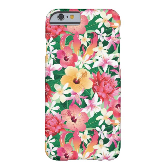 Coques Case-Mate iPhone Motif floral de ketmie tropicale (Dos)