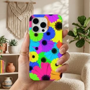 Coque Case-Mate iPhone Motif floral de marguerite psychédélique coloré