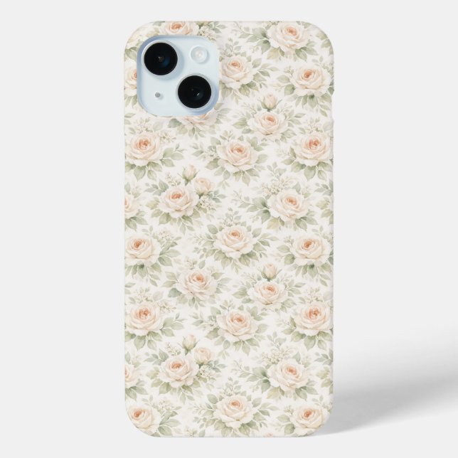 Coques Case-Mate iPhone Motif floral de mariage (Verso)