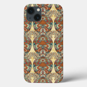 iPhone 13 Coque Motif floral de tortue