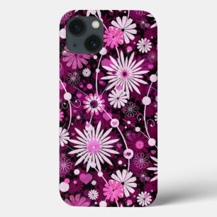 iPhone 13 Coque Motif floral de Valentine