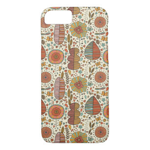 Coque iPhone 8/7 Motif floral d'été fait de feuille