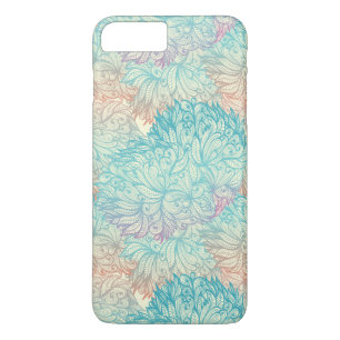 Coque iPhone 7 Plus Motif Floral Doodle Multicolor