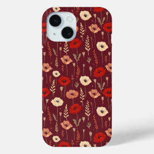 Coque Case-Mate iPhone Motif floral du pavot