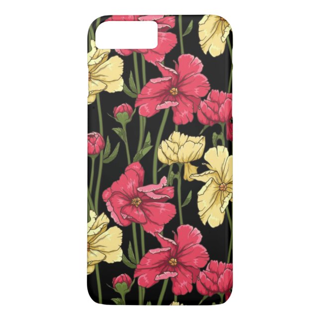 Coques Case-Mate iPhone Motif floral élégant 2 (Dos)