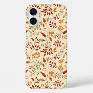 Coque Pour iPhone 16 Plus Motif floral élégant d'automne