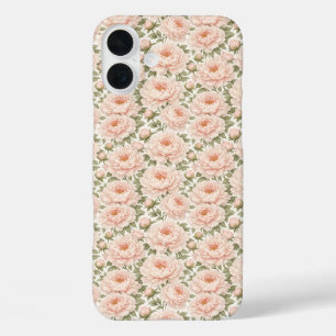 Coque Pour iPhone 16 Plus Motif floral élégant de pivoine