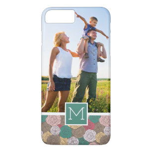 Coque iPhone 8 Plus/7 Plus Motif floral élégant fait sur commande de photo