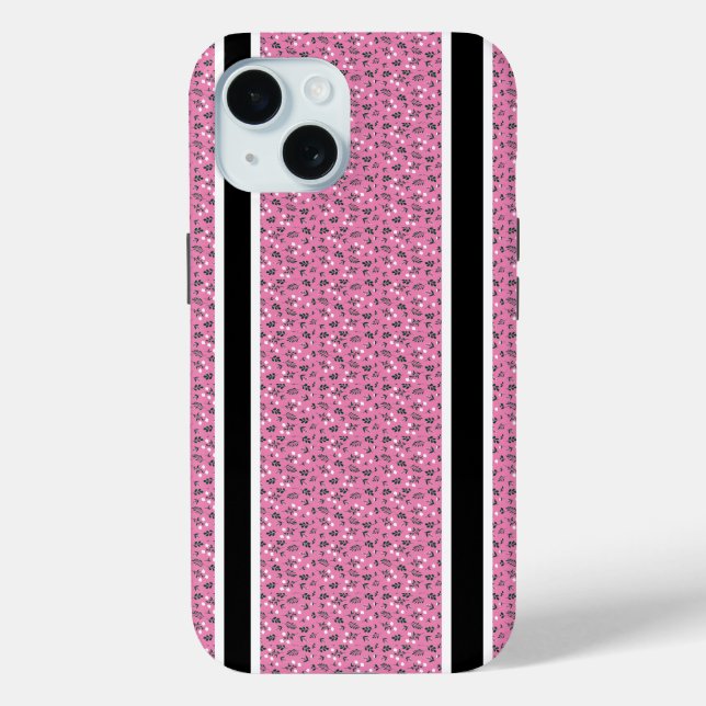 Coques Case-Mate iPhone Motif Floral Élégant Rustique (Verso)