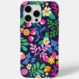 Coque Case-Mate iPhone Motif floral exotique peint à la main