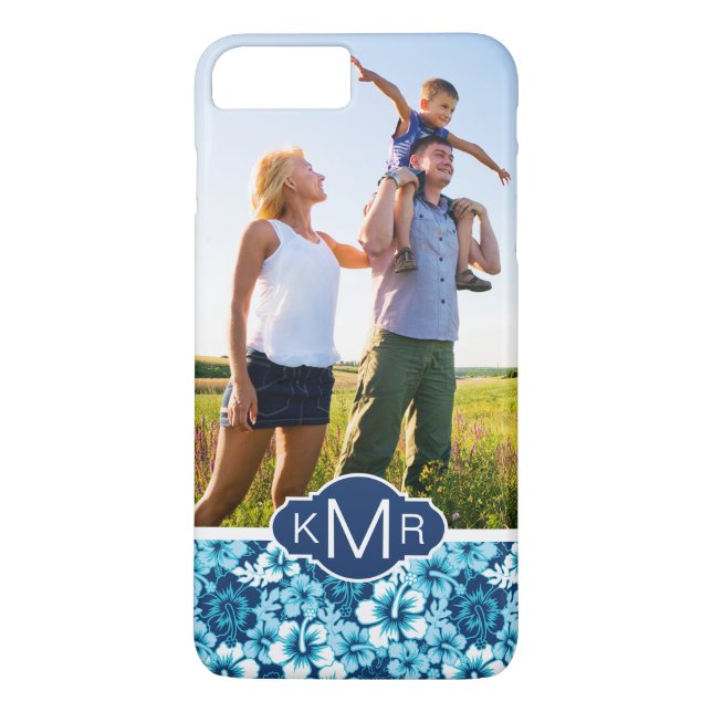 Coques Case-Mate iPhone Motif floral fait sur commande de photo et de (Dos)