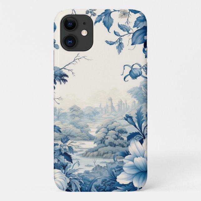 Coques Case-Mate iPhone motif floral français (Dos)