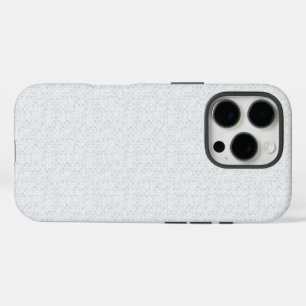 Coque iPhone 16 Pro Motif floral géométrique gris clair