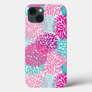 iPhone 13 Coque Motif floral lumineux 2