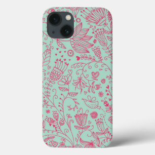 iPhone 13 Case Motif floral mignon d'été