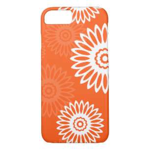Etui iPhone Case-Mate Motif floral minimaliste tangerine orange margueri
