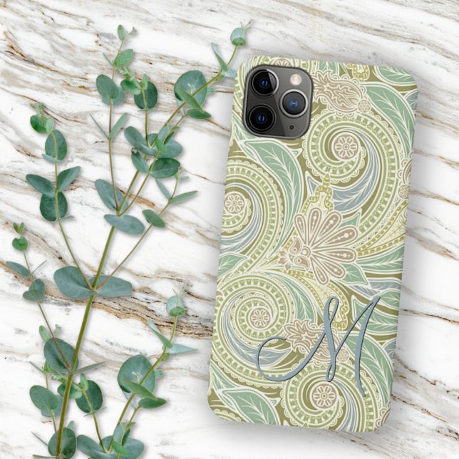 Coques Case-Mate iPhone Motif Floral Paisley Chic Pastel Personnalisé (Créateur téléchargé)