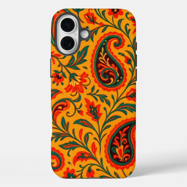 Coques Case-Mate iPhone Motif floral Paisley élégant (Verso)