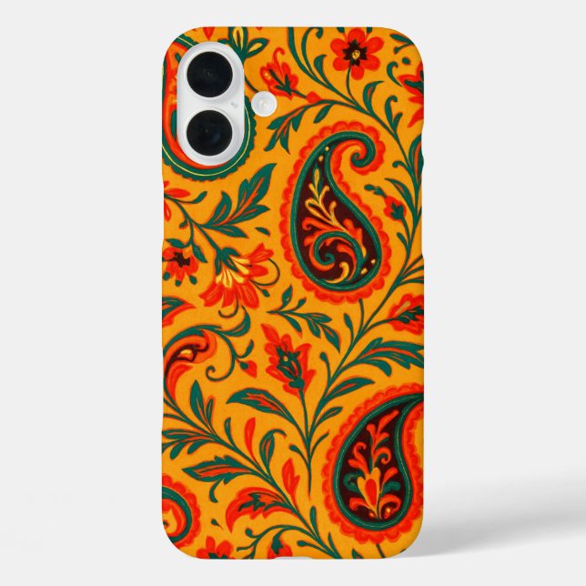 Coques Case-Mate iPhone Motif Floral Paisley Élégant (Verso)