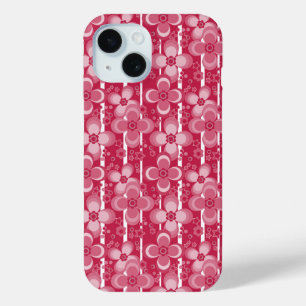 Coque Case-Mate iPhone Motif floral rouge et blanc