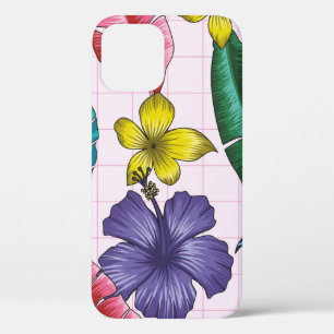 Case-Mate iPhone Case Motif floral sans couture avec feuilles. dos tropi
