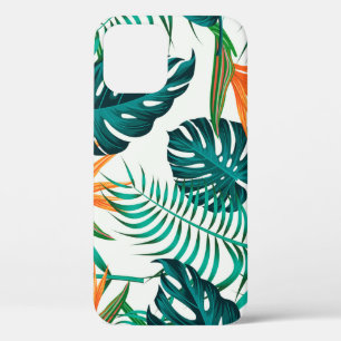 Case-Mate iPhone Case Motif floral sans couture avec feuilles. dos tropi