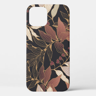 Case-Mate iPhone Case Motif Floral sans couture avec feuilles sur le dos