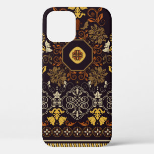 Case-Mate iPhone Case Motif floral sans soudure. Décor indien vintage