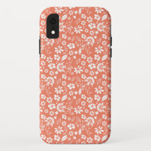 Case-Mate iPhone Case Motif floral tropical moderne de la pêche du corai