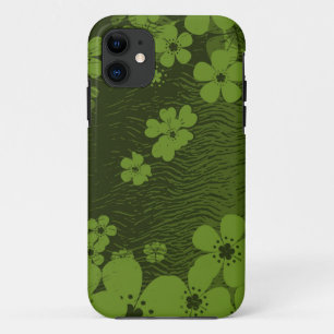 Coques Pour iPhone Motif floral vert