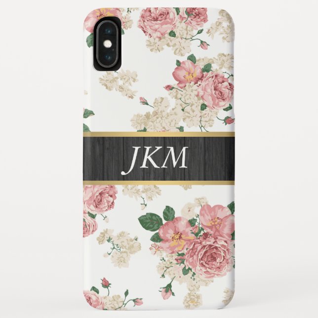 Coques Case-Mate iPhone Motif floral vintage (Dos)