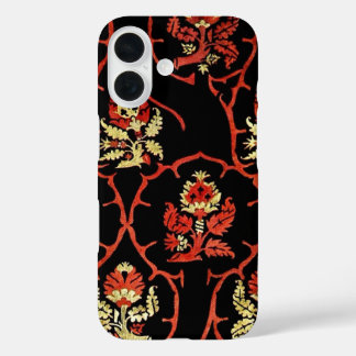 Coque Pour iPhone 16 Motif floral vintage