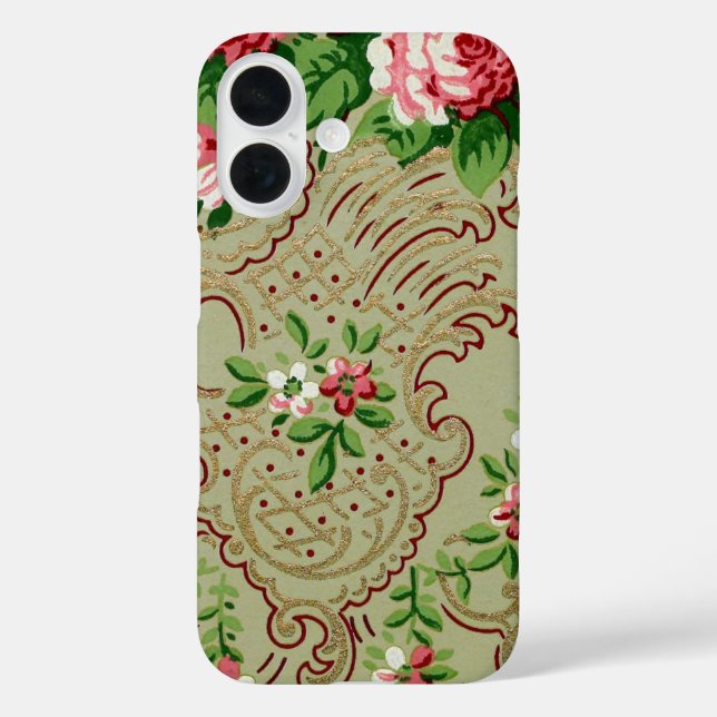 Coques Case-Mate iPhone Motif floral vintage (Verso)