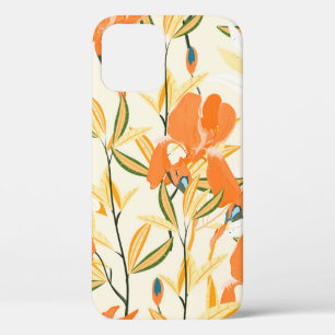 Case-Mate iPhone Case Motif floral vintage sans couture. Orang d'arrange