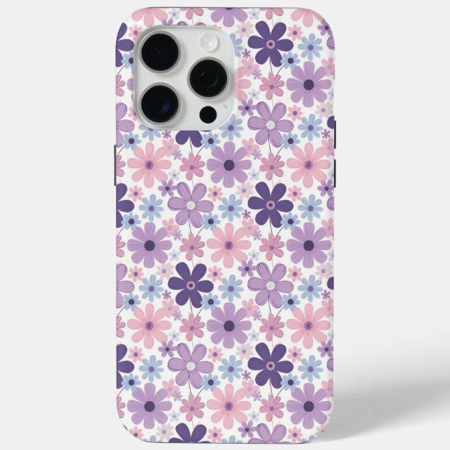 Coques Case-Mate iPhone Motif floral Y2K (Verso)